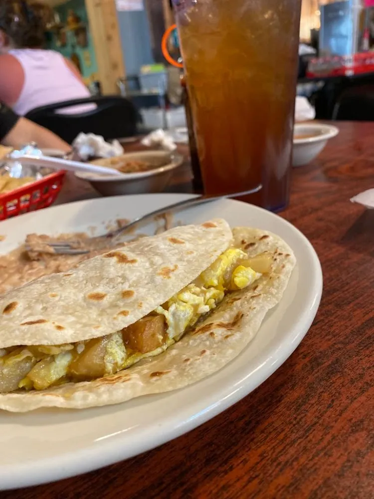 Potato and Egg Breakfast Taco
